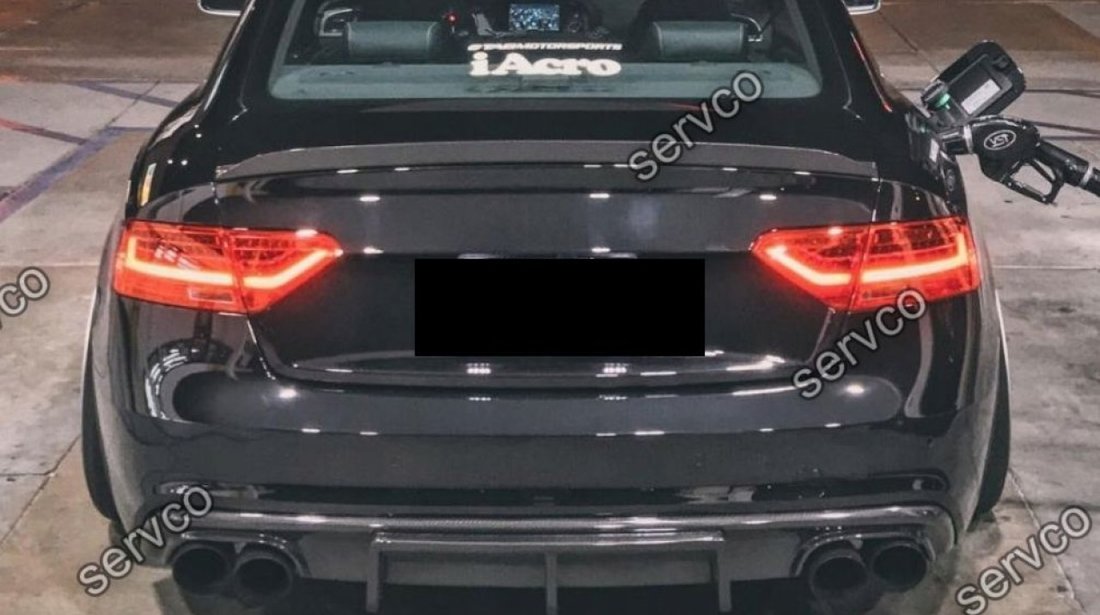 Difuzor adaos extensie bara spate Audi A5 Coupe Cabrio Sline ABT DTM S5 2012-2015 v10