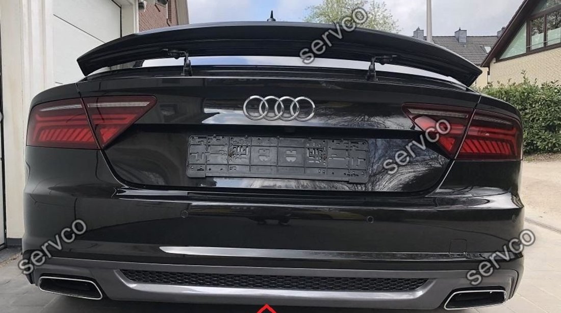 Difuzor adaos extensie bara spate Audi A7 4G8 2014-2017 v1