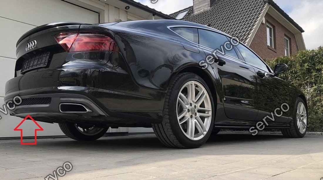 Difuzor adaos extensie bara spate Audi A7 4G8 2014-2017 v1