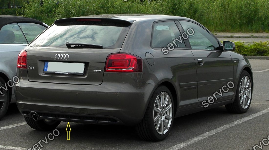 Difuzor Audi A3 8P Coupe Sportback Facelift Sline Rs3 S3 2008-2012 v4