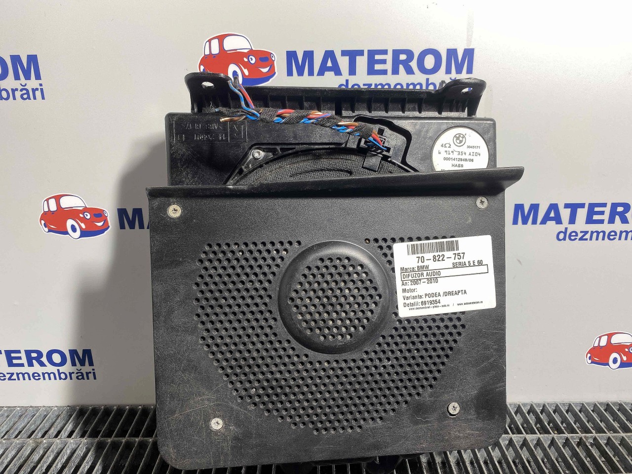 DIFUZOR AUDIO BMW SERIA 5 E 60 SERIA 5 E 60 - - (2007 2010)