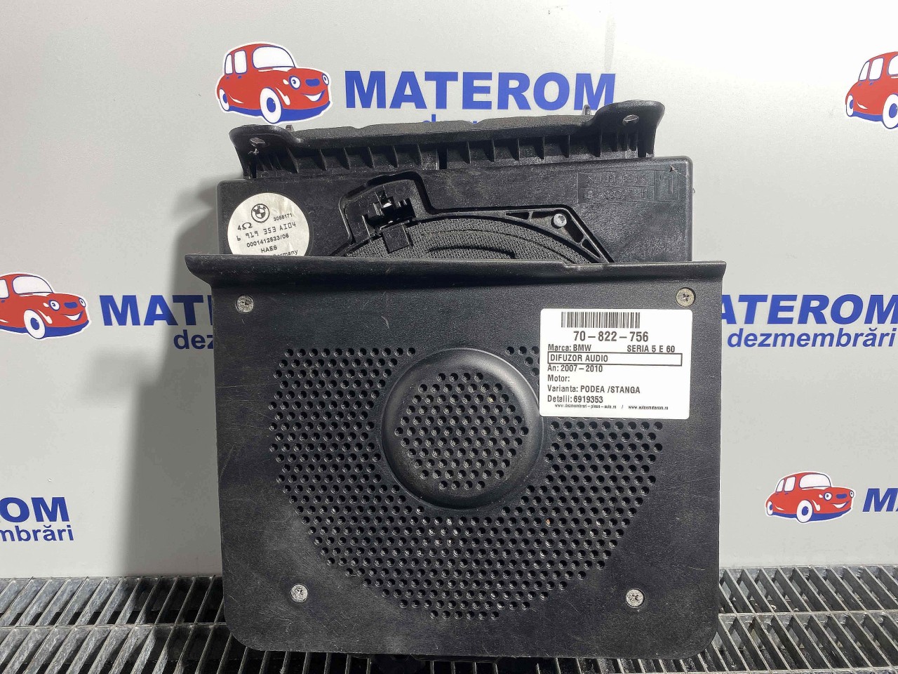 DIFUZOR AUDIO BMW SERIA 5 E 60 SERIA 5 E 60 - - (2007 2010)
