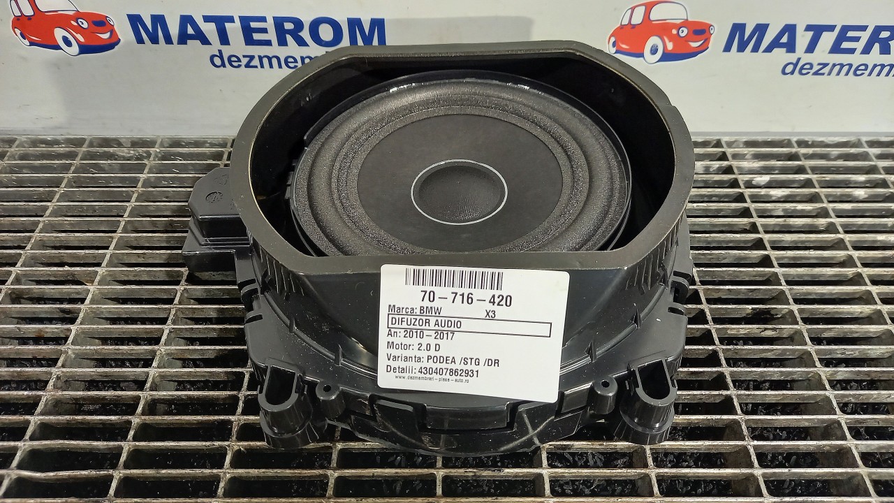DIFUZOR AUDIO BMW X3 X3 2.0 D - (2010 2017)