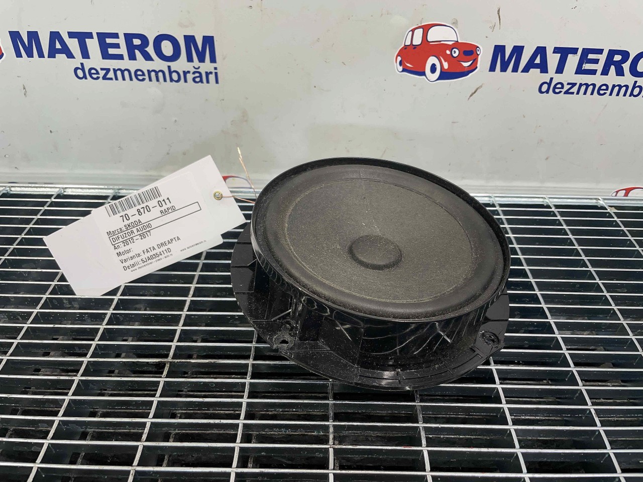 DIFUZOR AUDIO SKODA RAPID - - (2012 2017)