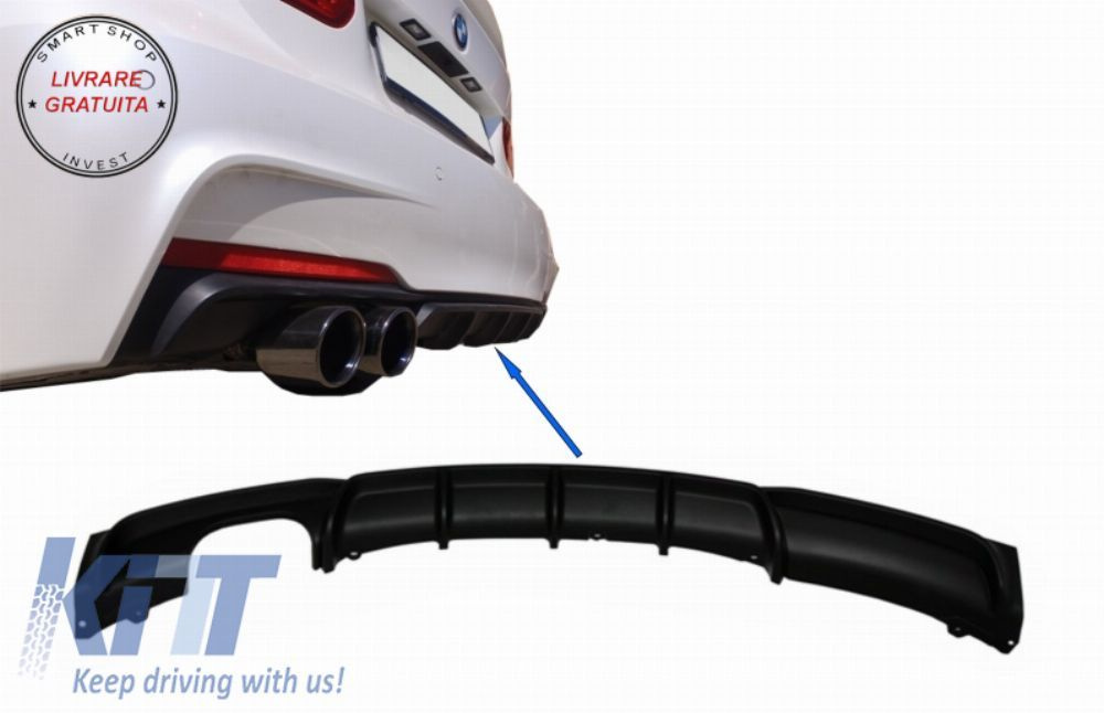 Difuzor Bara Evacuare Stanga BMW Seria 3 F30 F31 (2011-up) M Performance Design- livrare gratuita