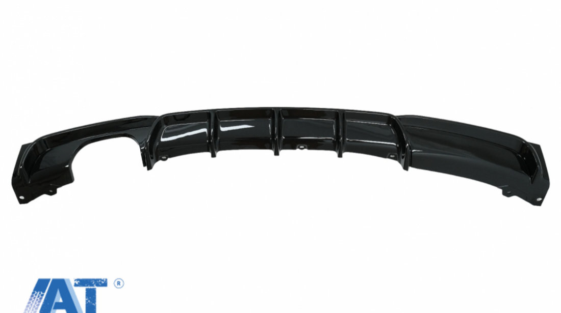 Difuzor Bara Evacuare Stanga compatibil cu BMW Seria 3 F30 F31 (2011-up) M Performance Design Negru Lucios