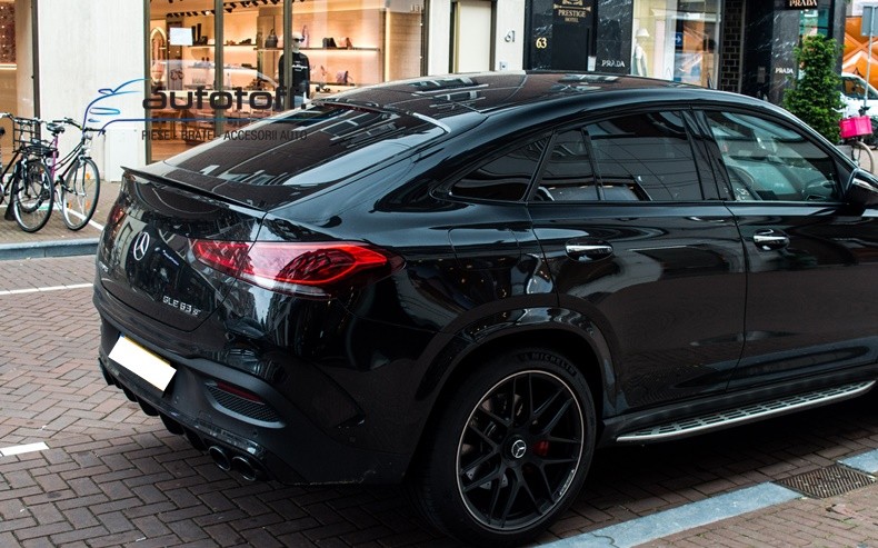 Difuzor bara spate 53AMG GLE Coupe C167 (2020+) Full negru lucios