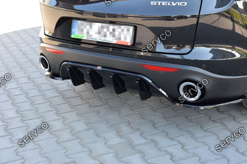 Difuzor bara spate Alfa Romeo Stelvio 2016- v2 - Maxton Design