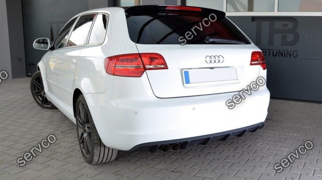 Difuzor bara spate Audi A3 8P Coupe Sportback S3 2008-2012 v3