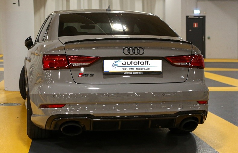 Difuzor bara spate Audi A3 8V Facelift (16-19) RS3 Design Black