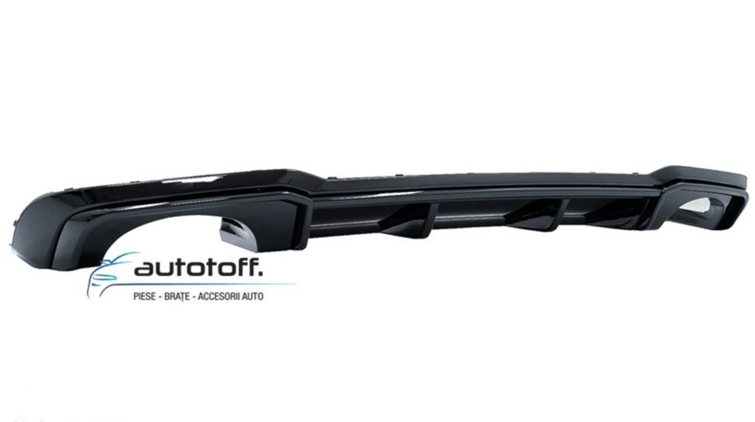 Difuzor bara spate Audi A3 8V Facelift (16-19) RS3 Design Black