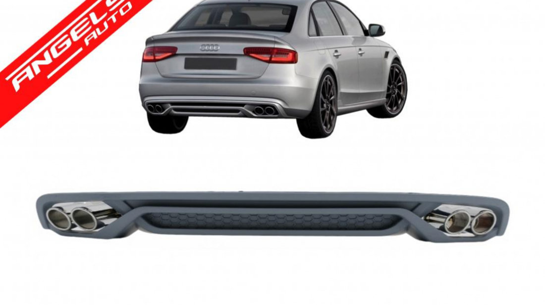 Difuzor Bara Spate AUDI A4 B8 Facelift (2012-2015) AB-Design