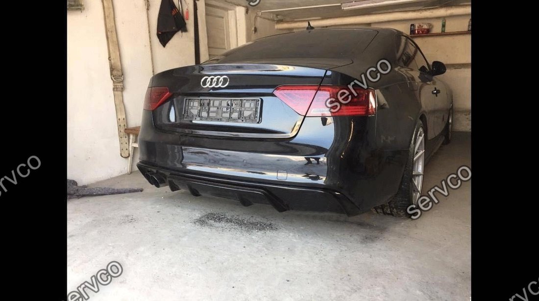 Difuzor bara spate audi A5 8T Coupe Cabrio DTM S line S5 Rs5 2012-2016 v5