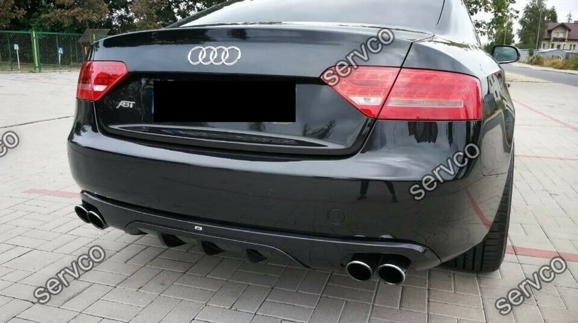 Difuzor bara spate Audi A5 Coupe Cabrio ABT DTM S5 (doar pt bara normala 2007-2012) v9