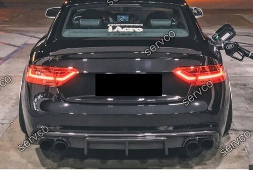 Difuzor bara spate Audi A5 Coupe Cabrio Sline S5 ABT DTM 2012-2015 doar pt bara Sline S5 v10