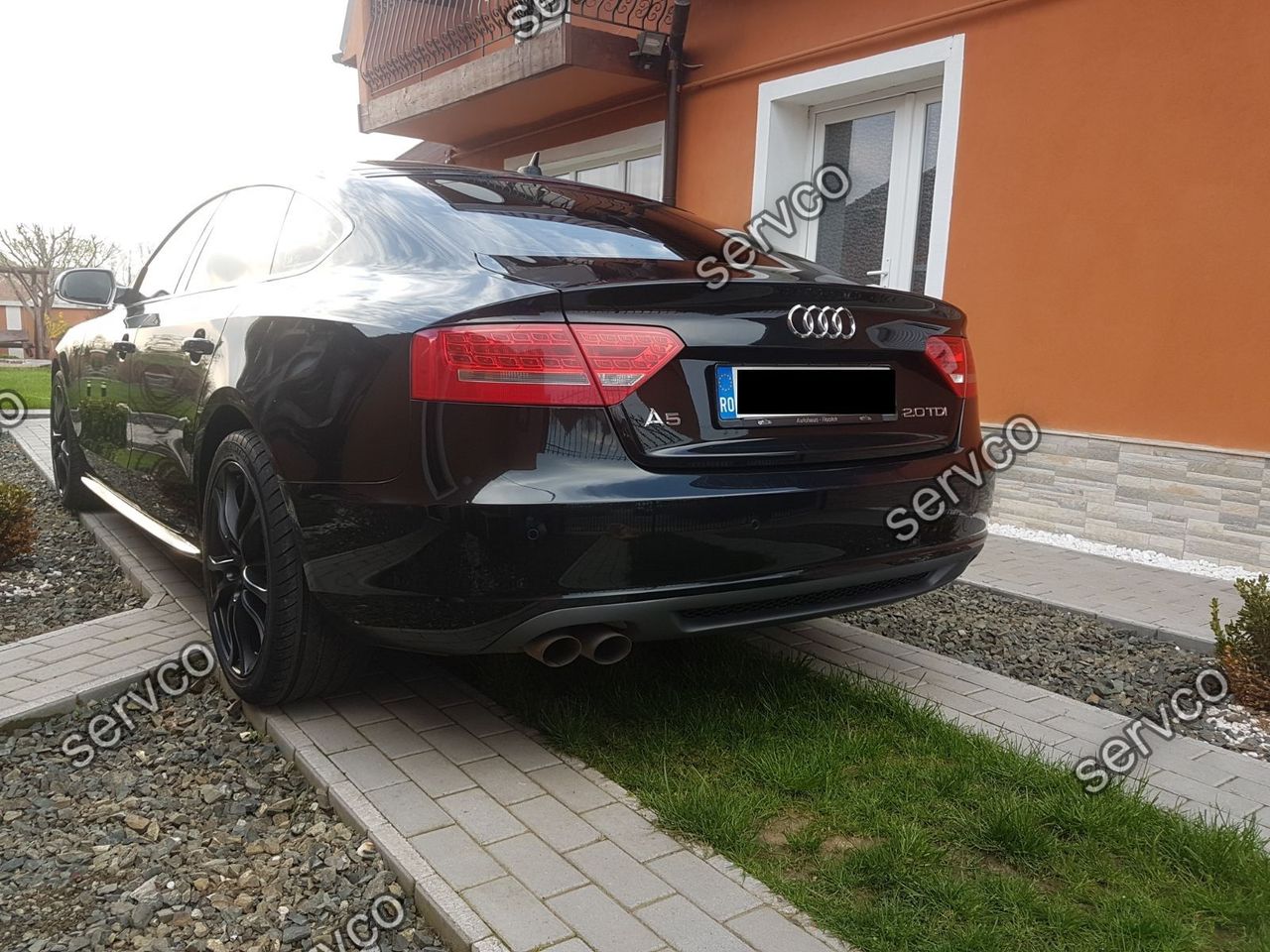 Difuzor bara spate Audi A5 S5 Sportback 2009-2012 Sline v3