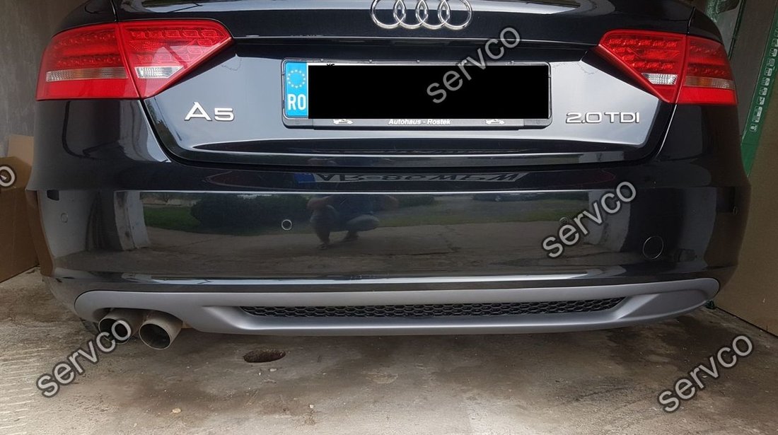 Difuzor bara spate Audi A5 S5 Sportback 2009-2012 Sline v3