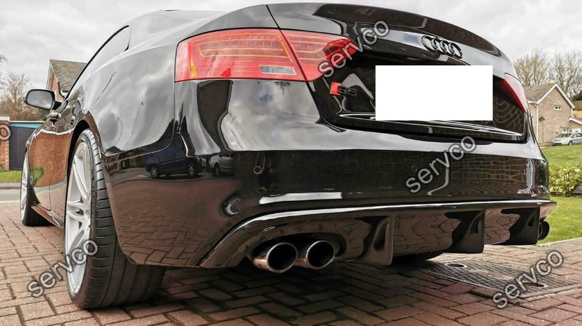 Difuzor bara spate Audi A5 Sportback S line S5 ABT DTM 2012-2015 Facelift doar pt bara S line S5 v13