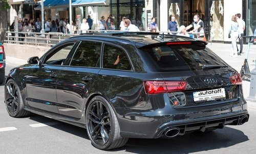 Difuzor bara spate Audi A6 4G C7 (14-18) Black Design