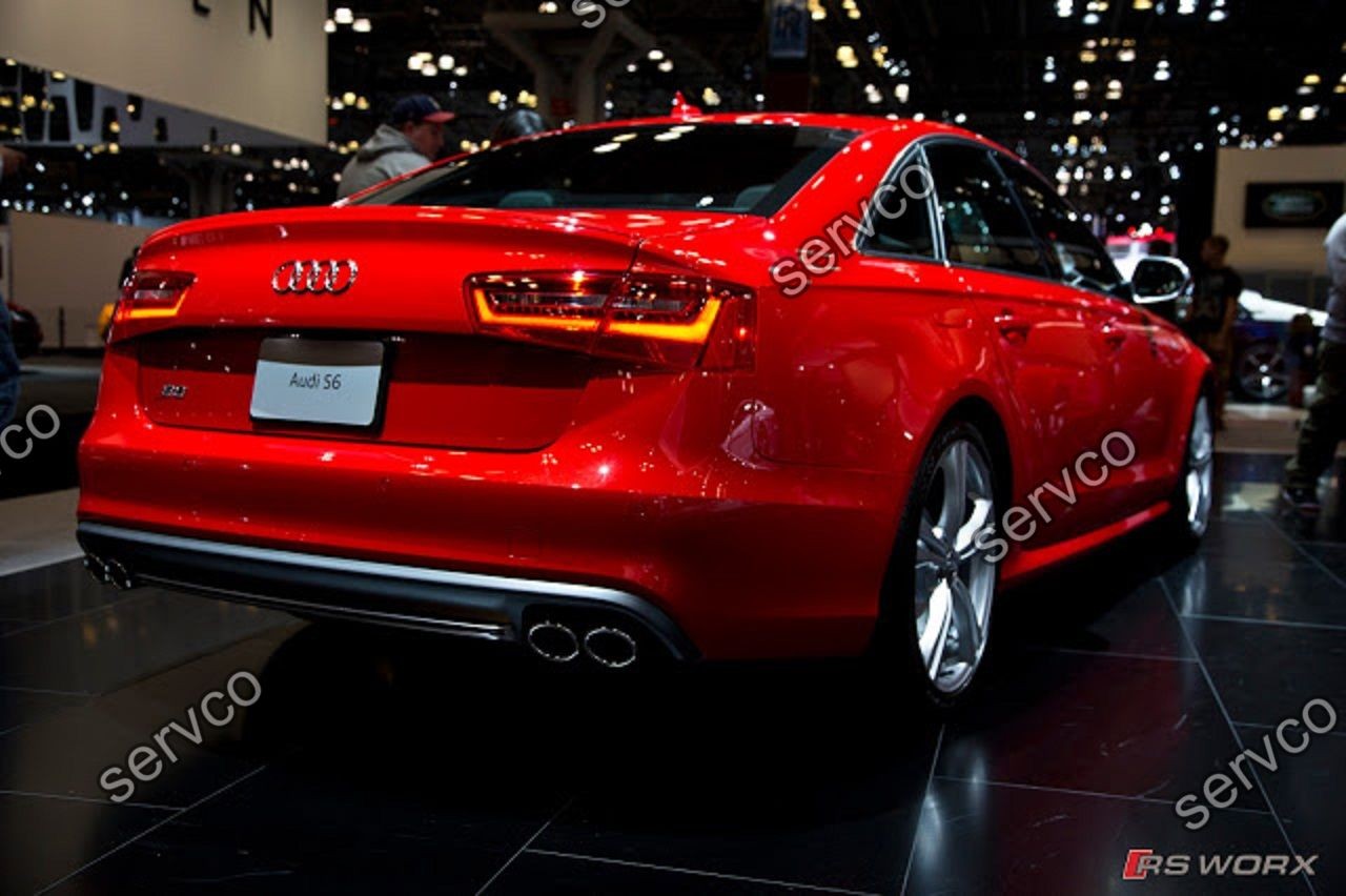 Difuzor bara spate Audi A6 4G C7 RS6 S6 Sline 2011-2014 v3