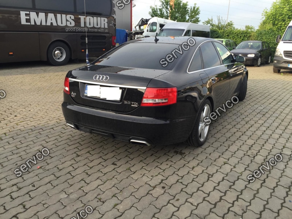 Difuzor bara spate Audi A6 C6 4F ABT Sedan 2004-2008 v2