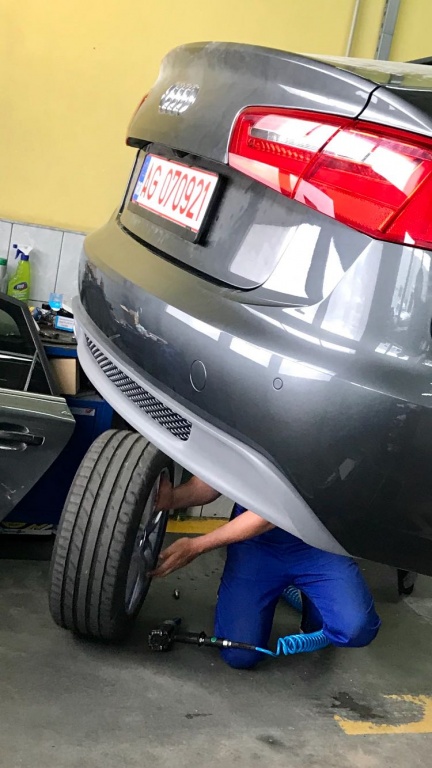 Difuzor bara spate Audi A6 C7 4G ABT 2011-2014 v2