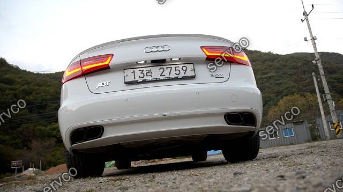 Difuzor bara spate Audi A6 C7 4G ABT 2011-2014 v4