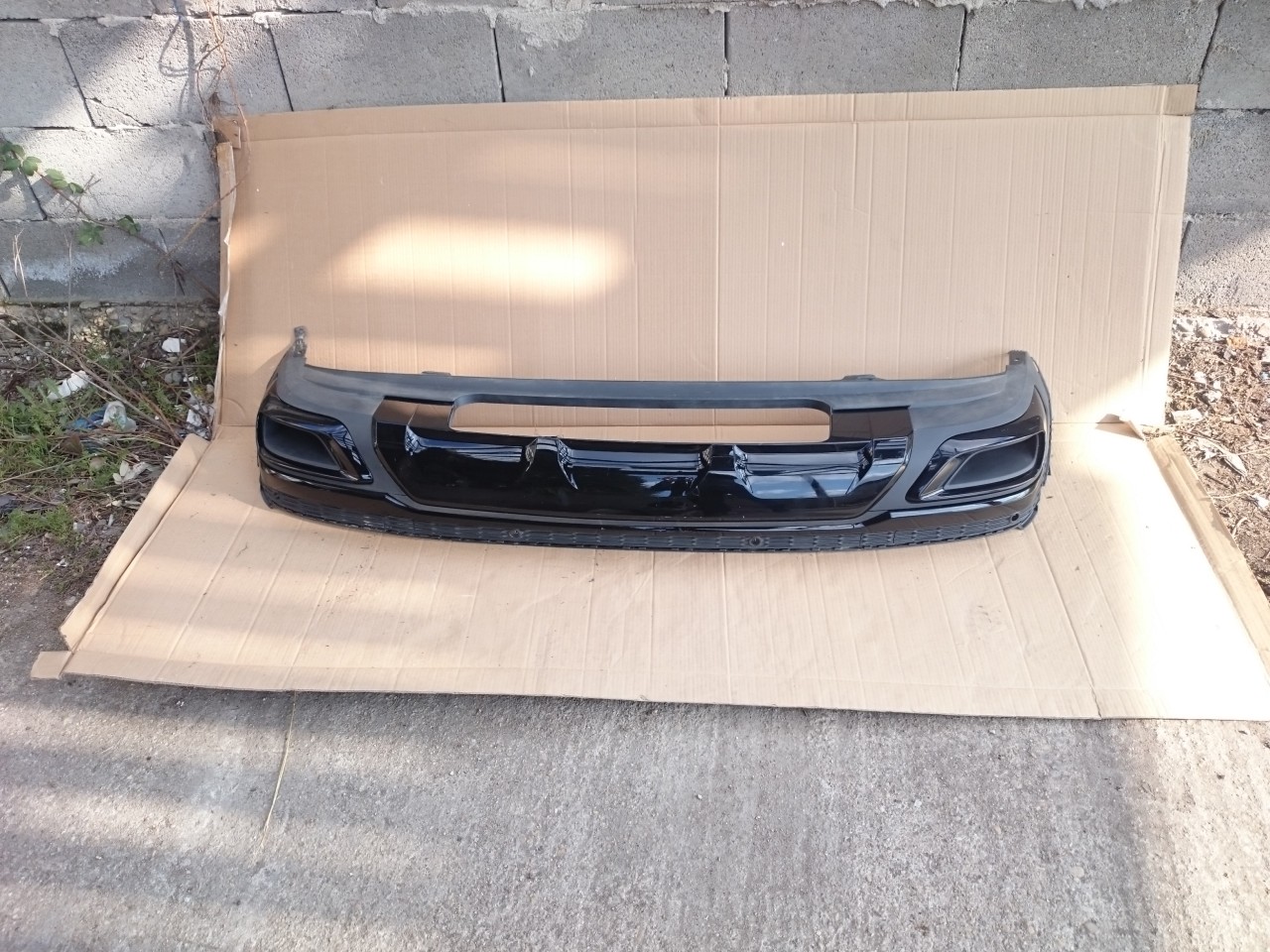 Difuzor bara spate Audi Q7 S-Line (2019-2021) 4M Facelift cod 4M0807941L