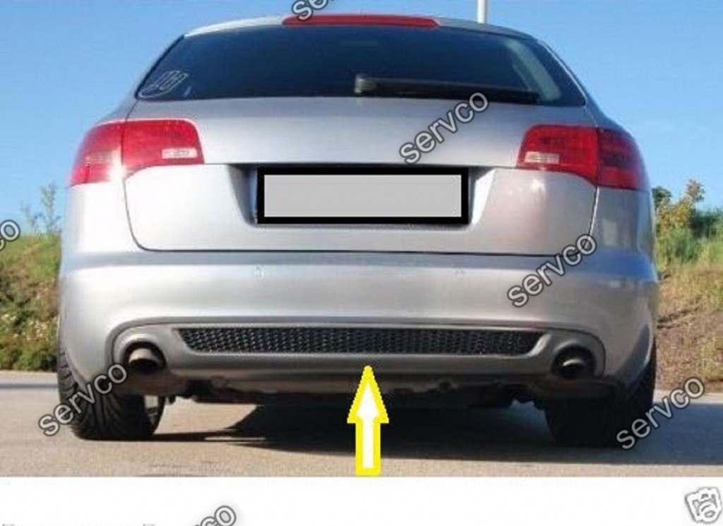 Difuzor bara spate AudiA6 C6 4F Avant 2004-2008 S-line Sline S line ver3
