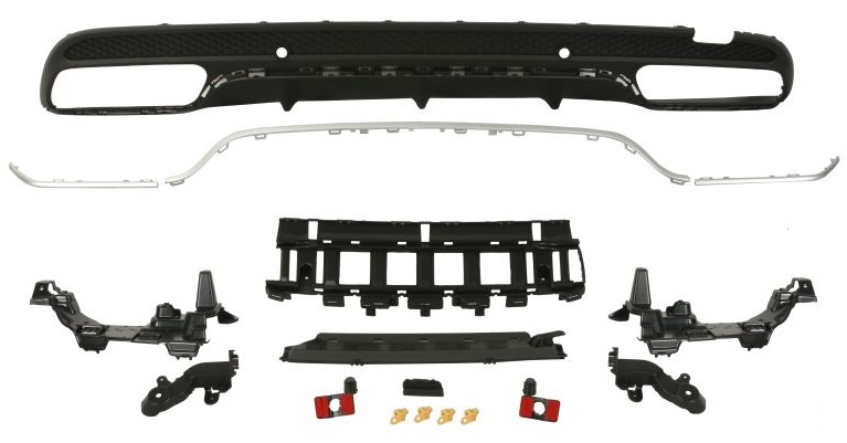 Difuzor Bara Spate Blic Mercedes-Benz C-Class C205 2015→ Cabrio AMG 5511-00-3521970KP