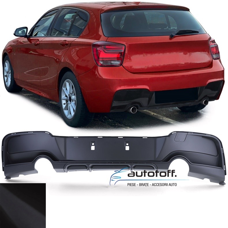 Difuzor bara spate BMW F20 F21 Seria 1 (11-15) Black matt Design