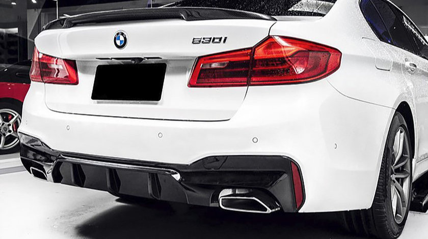 Difuzor bara spate BMW G30 M5 Seria 5 Negru lucios