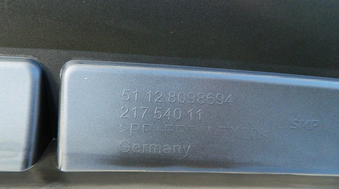 Difuzor bara spate BMW G30 seria 5 M-Packet berlina cod 51128098694