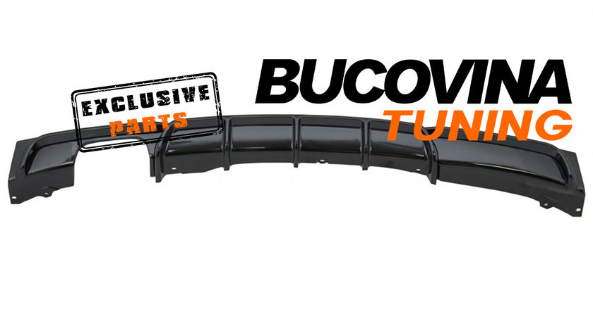 DIFUZOR BARA SPATE BMW SERIA 3 F30/ F31 (11-18) NEGRU LUCIOS M-PERFORMANCE DESIGN