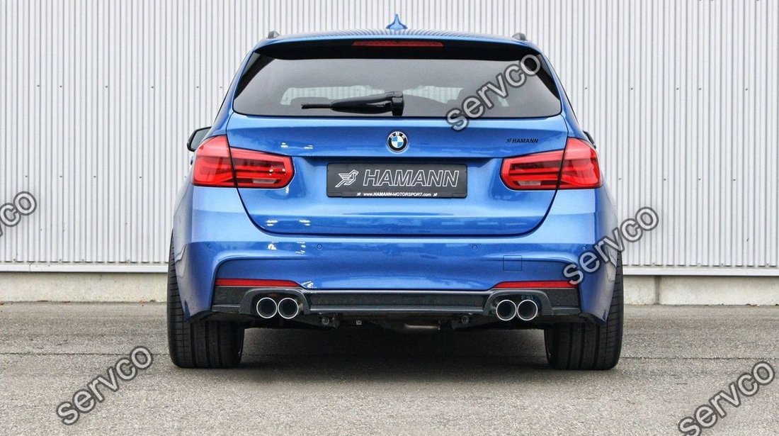 Difuzor bara spate BMW Seria 3 F30 F31 F35 Hamann 2011-2015 v3