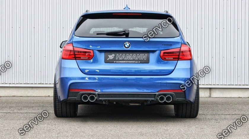 Difuzor bara spate BMW Seria 3 F30 F31 F35 Hamann 2011-2015 v3