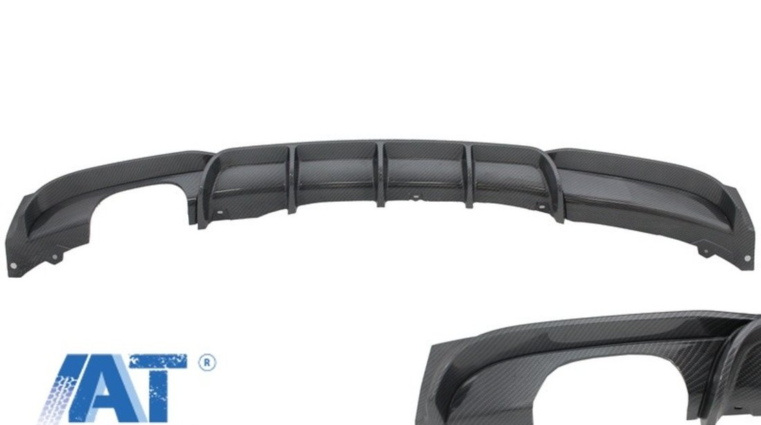 Difuzor Bara Spate Carbon Evacuare Stanga compatibil cu BMW Seria 3 F30 F31 (2011-up) M Performance Design