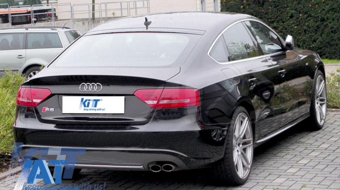 Difuzor Bara Spate compatibil cu Audi A5 8T Sportback S-line Non Facelift (2007-2011) S5 Design