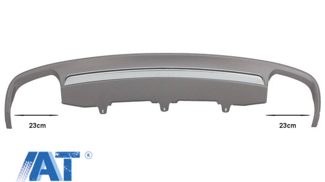Difuzor Bara Spate compatibil cu AUDI A6 4G (2012-2015) S6 Design