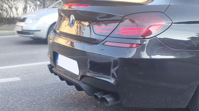 Difuzor Bara Spate compatibil cu BMW Seria 6 F12 F13 F06 Cabrio/Coupe Gran/Coupe M-Performance