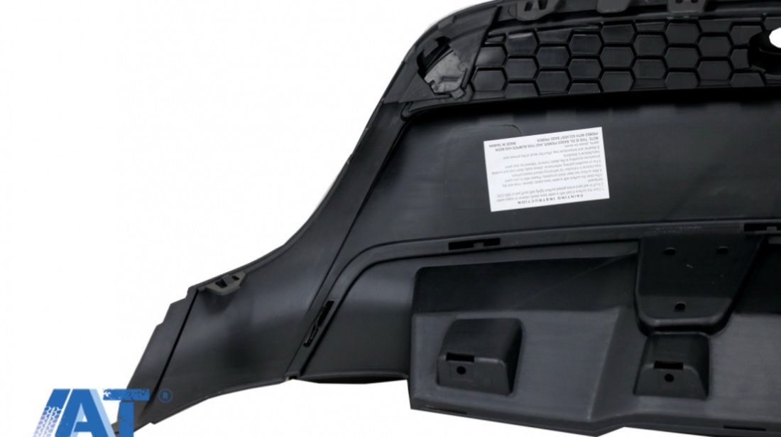 Difuzor Bara Spate compatibil cu BMW X6 E71 (2006-2014) M-Design Negru Mat