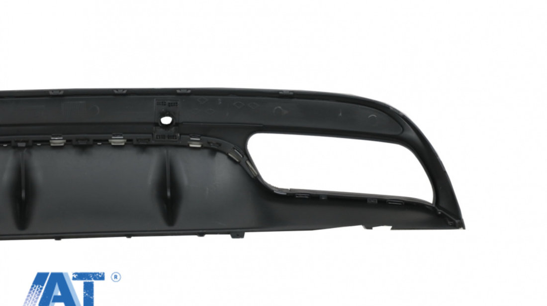 Difuzor Bara Spate compatibil cu Mercedes C-Class W205 S205 (2014-2020) C63 Design doar pentru Sport Package Negru