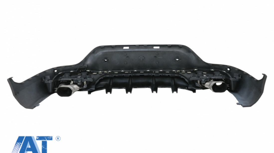 Difuzor Bara Spate compatibil cu Mercedes GLC X253 SUV (2020+) GLC43 Ornamente Tobe Crom