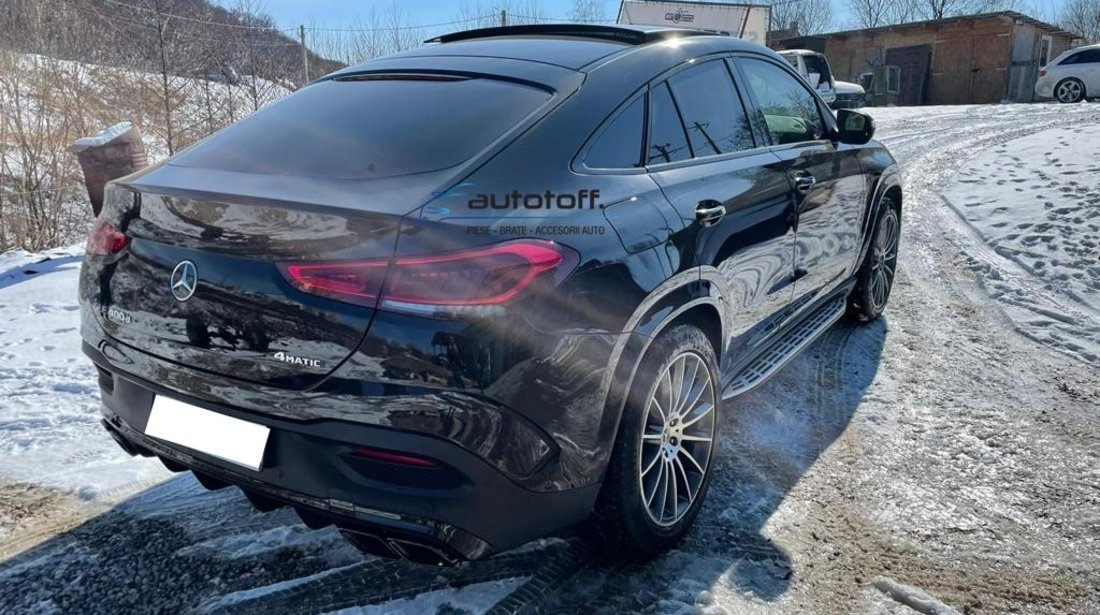 Difuzor bara spate compatibila GLE Coupe C167 (2020+) Black Design