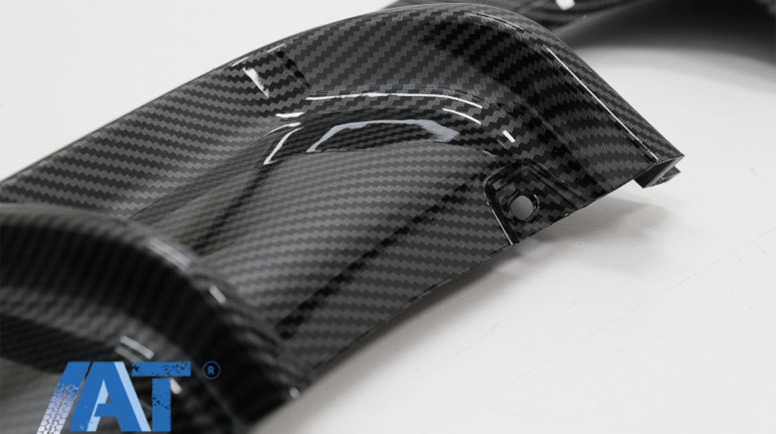 Difuzor Bara Spate cu Evacuare Dubla compatibil cu BMW 3 Series F30 F31 (2011-2019) M Performance Design Carbon Film Coating