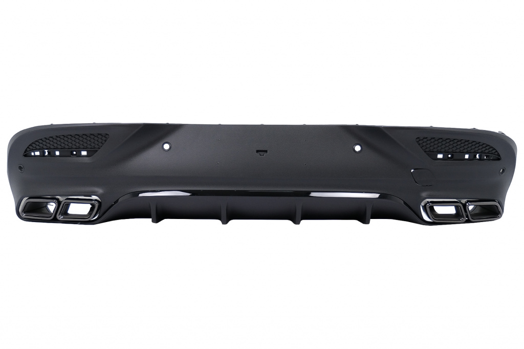 Difuzor Bara Spate Cu Ornamente Evacuare Crom Compatibil Cu Mercedes-Benz GLE-Class C292 2015-2019 Coupe Sport Line GLE63 Design RDMBGLEC292BAP