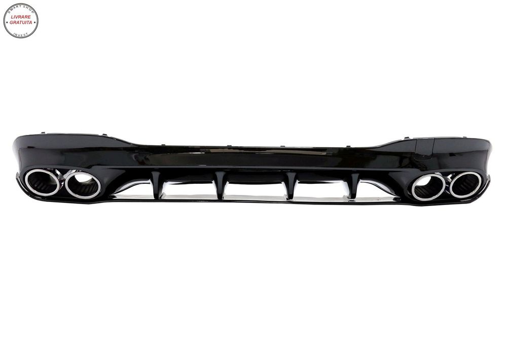 Difuzor Bara Spate cu Ornamente Evacuare Mercedes CLA X118 Shooting Brake C118 Cou- livrare gratuita