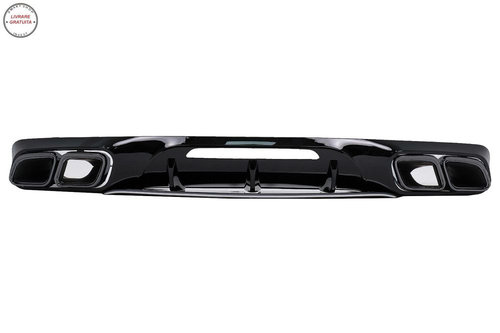 Difuzor Bara Spate cu Ornamente Evacuare Mercedes CLS Sedan W218 Sport Line (2011-- livrare gratuita