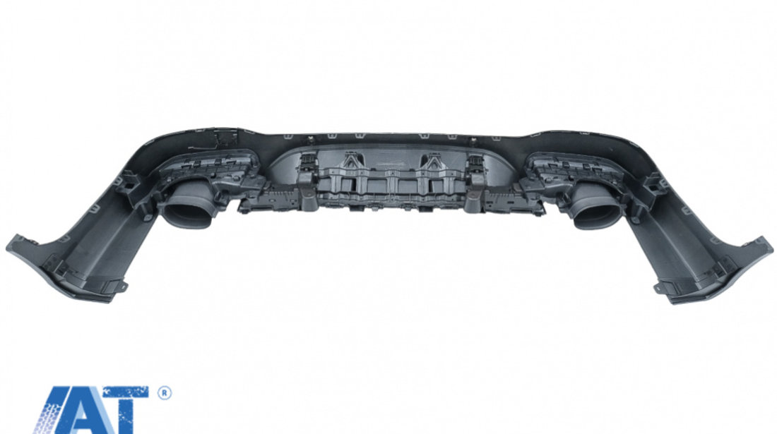 Difuzor Bara Spate cu Ornamente Negre compatibil cu Mercedes GLC X253 SUV (2015-07.2019) Night Package Design