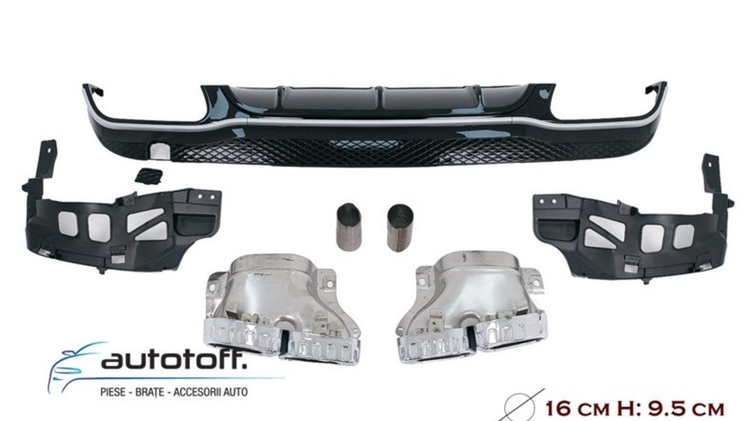 Difuzor bara spate E63 Mercedes E-Class C207 Coupe A207 Cabrio (13-17)